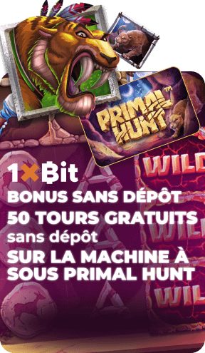 Casino bonus sans dépôt 50 € sur 1XBitCasino