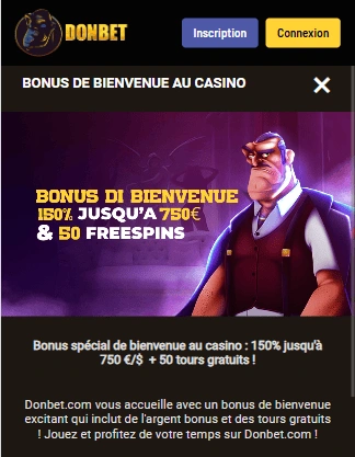 Bonus de Bienvenue sur DONBET Casino en Ligne DonBet Avis avec Sérieux Bonus sans Dépôt