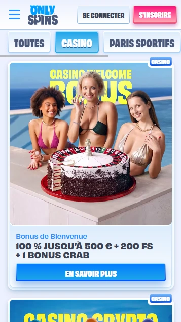Login à OnlySpins 2026 avec Bonus sans Dépôt Élevé