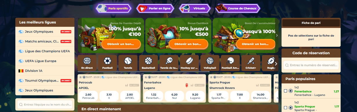 Paris Sportifs au Wazamba Casino Parions sur le Sport au Wazamba com Casino Fiable